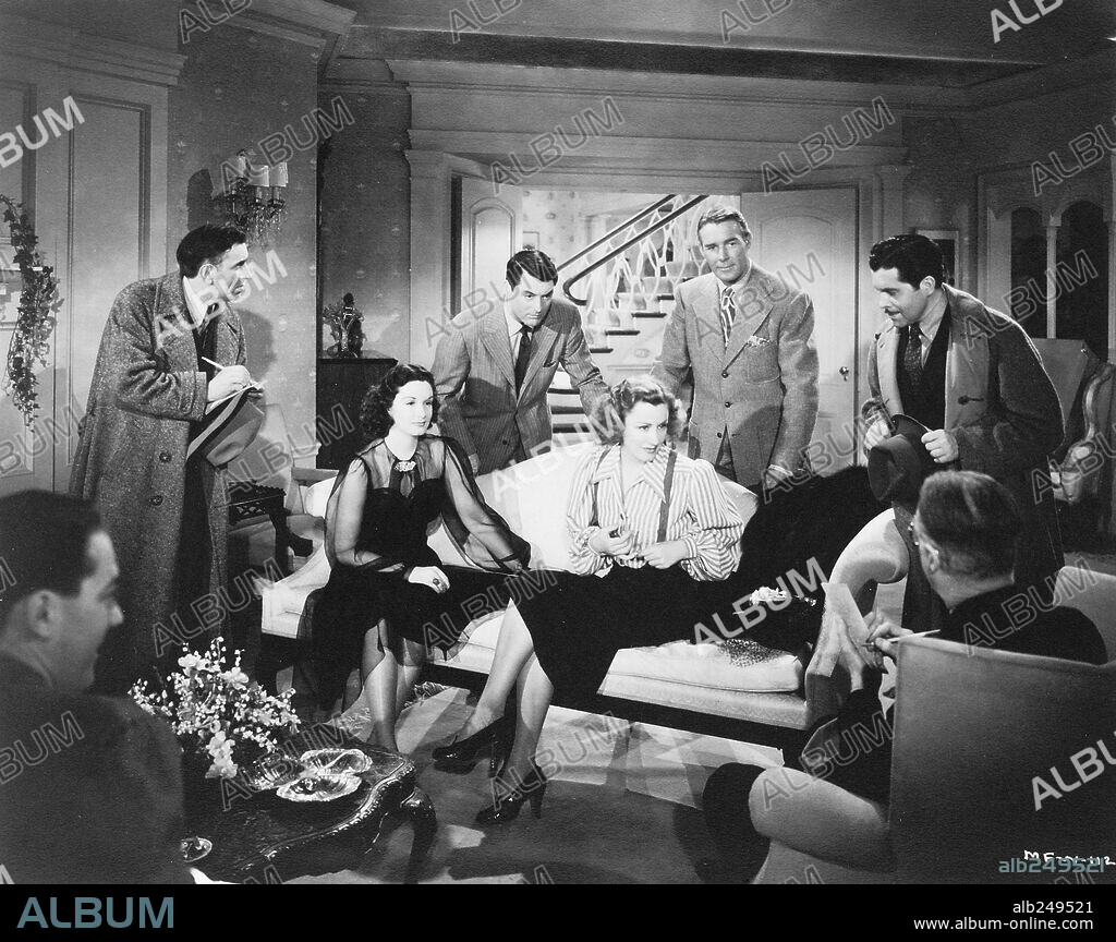 CARY GRANT, GAIL PATRICK, IRENE DUNNE, RANDOLPH SCOTT y SCOTTY BECKETT en MI MUJER FAVORITA, 1940 (MY FAVORITE WIFE), dirigida por GARSON KANIN. Copyright RKO.