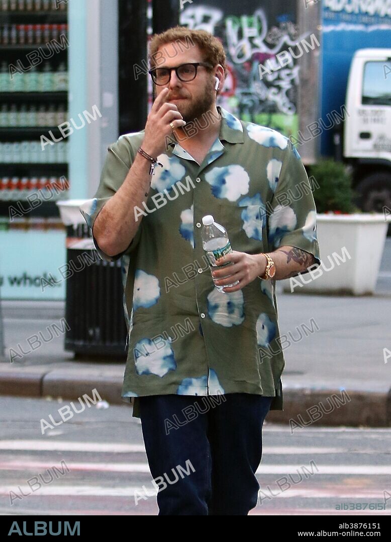 July 20, 2018 - New York, New York, United States - Actor Jonah Hill walks in Greenwich Village on July 20 2018 in New York City. 20/07/2018