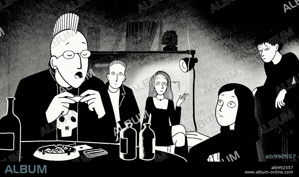PERSEPOLIS, 2007, directed by MARJANE SATRAPI and VINCENT PARONNAUD. Copyright 2.4.7. FILMS/ THE KENNEDY/MARSHALL COMPANY/FRANCE 3 CINEMA.