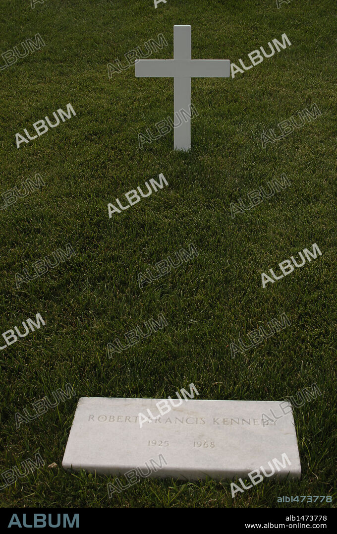 Robert Francis Kennedy (1925-1964). Attorney General of the United States (1961-1964). Grave in Arlington National Cemetery. United States.