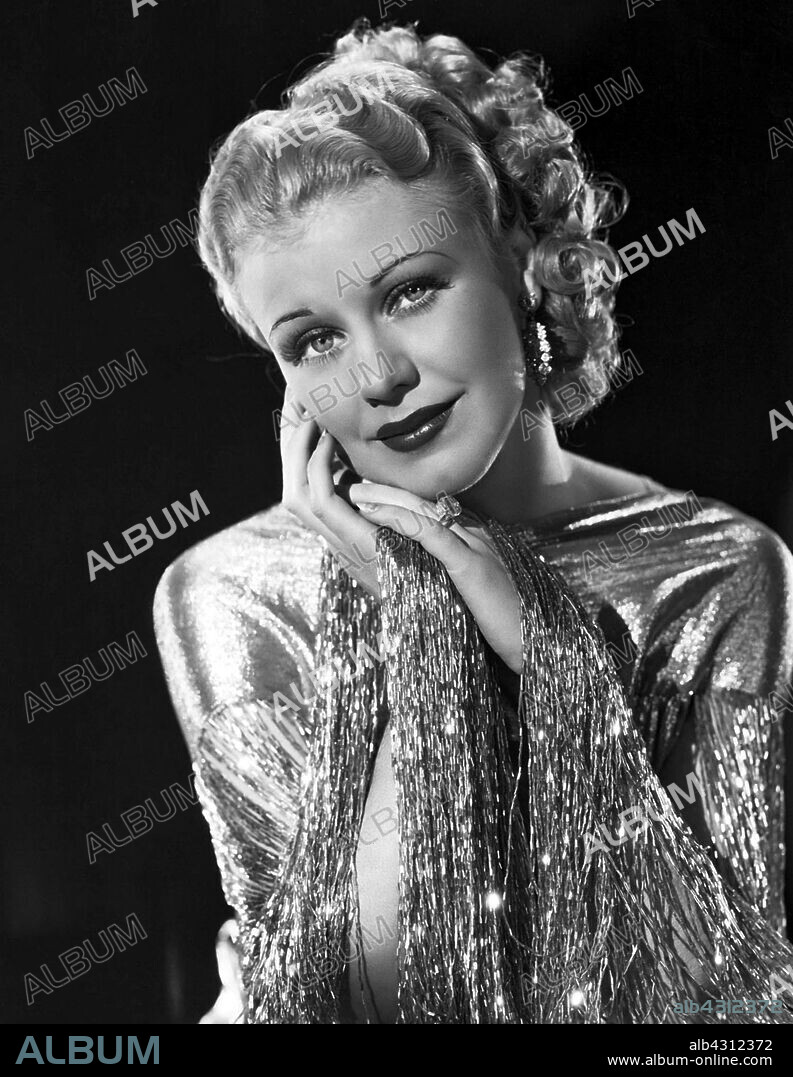 GINGER ROGERS in ROBERTA, 1935, directed by WILLIAM A. SEITER. Copyright RKO.