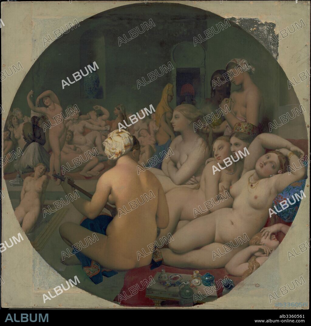 JEAN AUGUSTE DOMINIQUE INGRES. The Turkish Bath.