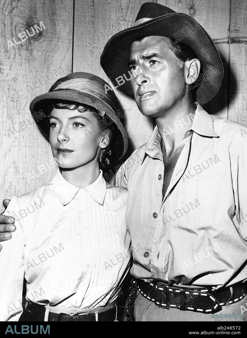 DEBORAH KERR and STEWART GRANGER in KING SOLOMON'S MINES, 1950, directed by COMPTON BENNETT. Copyright M.G.M.