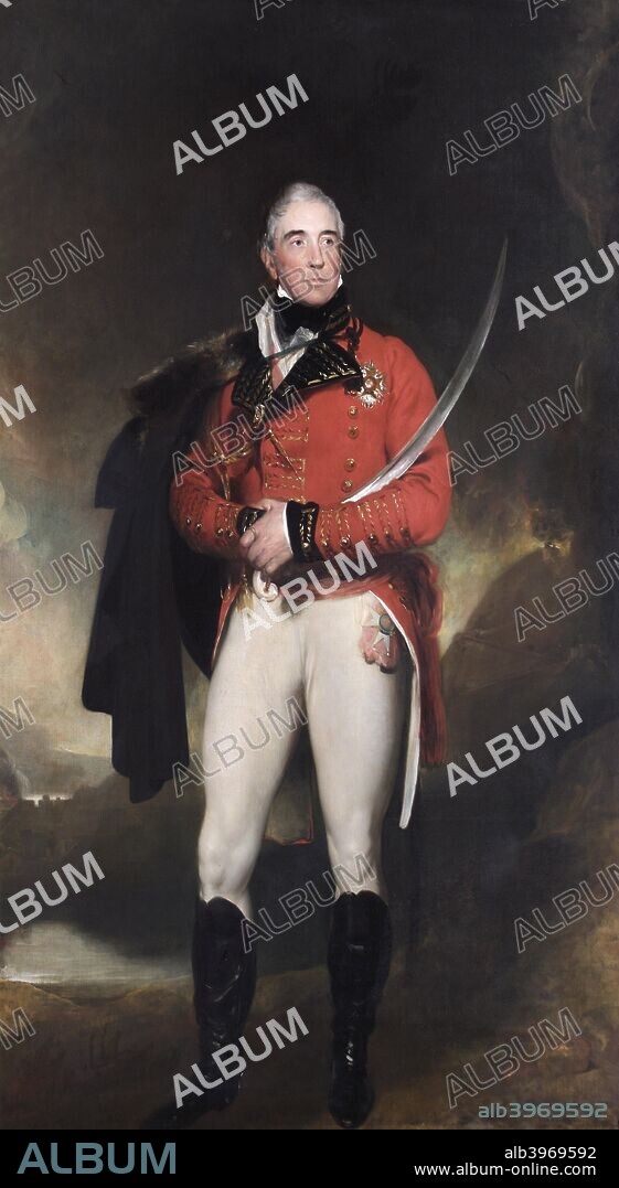 Portrait of Thomas Graham, Lord Lynedoch, British soldier, c1817. General Graham (1748-1843) served with distinction in the French Revolutionary Wars, capturing Malta from the French in 1800. In the Peninsular War he served as aide-de-camp to Sir John Moore in the Corunna campaign (1808), then with distiction at the siege of Cadiz (1811) where he was the victor of the Battle of Barrosa.  He later joined Wellington and commanded the allied left wing throughout the campaign of 1813. Lyndoch, the Barossa Valley and the Barossa Ranges of South Australia were all named in his honour. From the collection of Apsley House, London.