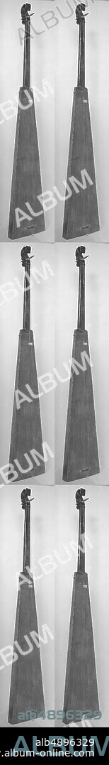 Tromba Marina, German, ca. 1700 (?), Germany, German, Wood, Height (Total): 71 3/4 in. (182.2 cm), Width (At widest): 13 11/16 in. (34.7 cm), Depth (At bottom edge): 6 7/8 in. (17.4 cm), Chordophone-Lute-bowed-unfretted.