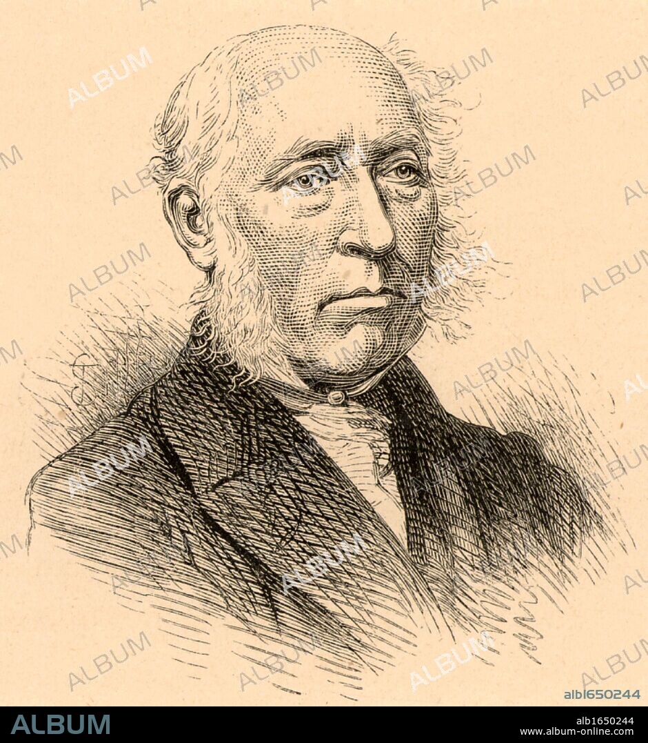 John Phillips (1800-1874) British geologist, nephew of the geologist William Smith (1769-1839).  From "Life of Sir Roderick I. Murchison" by Archibald Geikie (London, 1875). Engraving.  (Photo by: Universal History Archive/UIG via Getty Images).