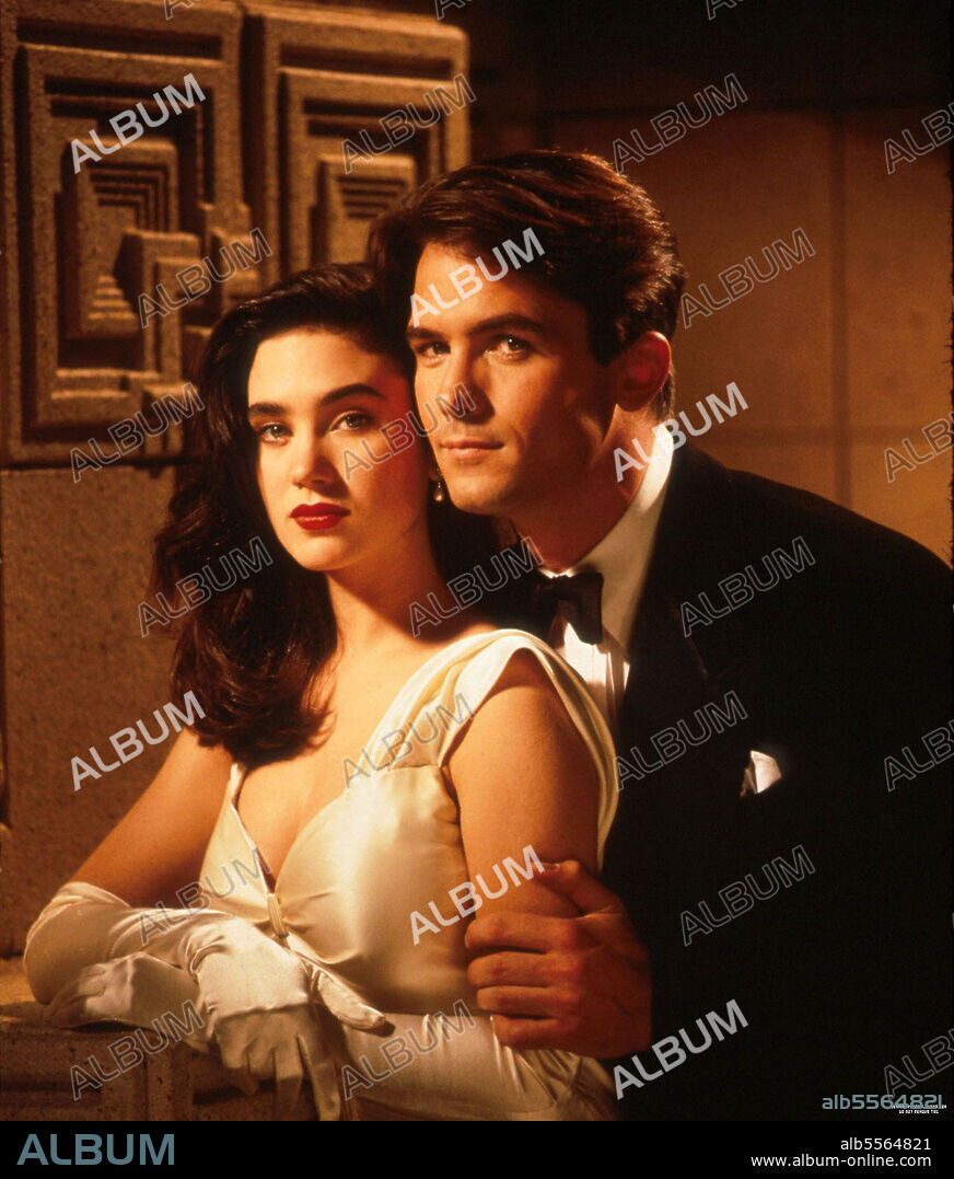 BILLY CAMPBELL et JENNIFER CONNELLY dans THE ROCKETEER, 1991, réalisé par JOE JOHNSTON. Copyright TOUCHSTONE PICTURES/SIVER SCREEN PARTNERS IV/GORDON COMPANY.
