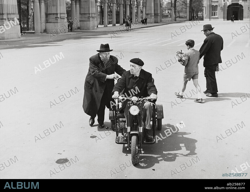 JOSE ISBERT en EL COCHECITO, 1960, dirigida por MARCO FERRERI. Copyright FILMS 59.