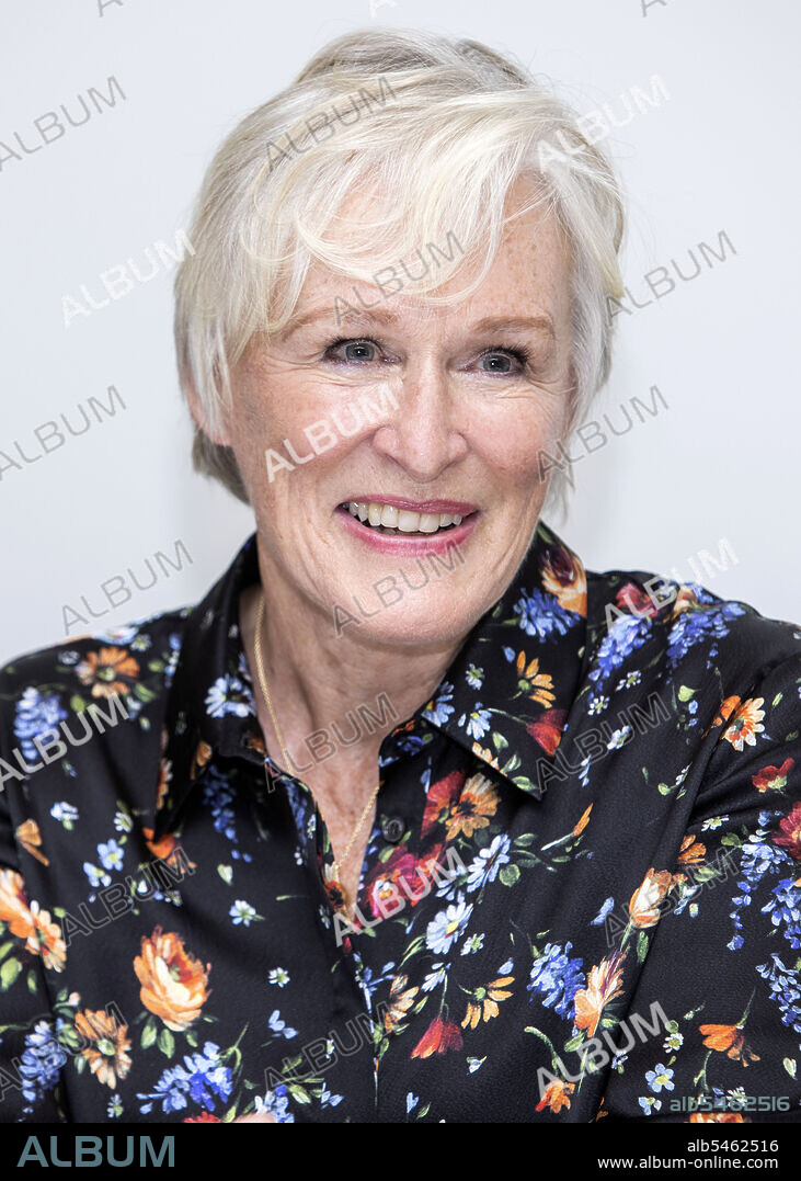 GLENN CLOSE. July 22, 2018 - Hollywood, California, U.S. - GLENN CLOSE promotes the movie 'The Wife' in Hollywood. (Credit Image: © Armando Gallo/ZUMA Studio).