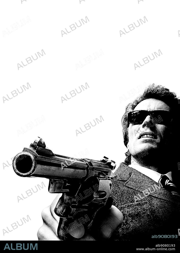 CLINT EASTWOOD in DIRTY HARRY, 1971, directed by DON SIEGEL. Copyright WARNER BROTHERS.