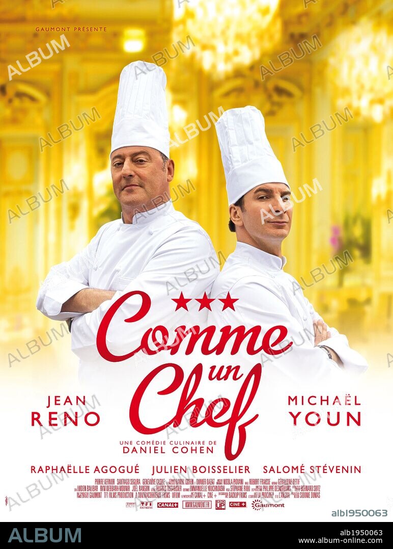 Poster de CHEF, LA RECETA DE LA FELICIDAD, EL, 2012 (COMME UN CHEF), dirigida por DANIEL COHEN. Copyright GAUMONT.