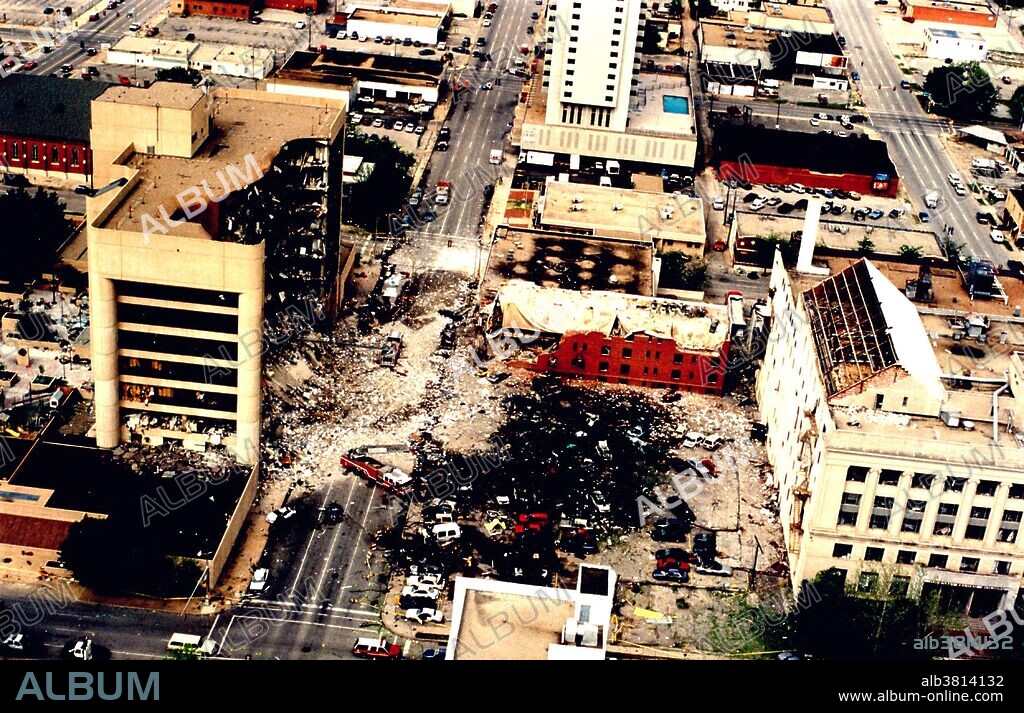 The Oklahoma City bombing was a domestic terrorist car bombing of the Alfred P. Murrah Federal Building in downtown Oklahoma City, in the state of Oklahoma, on April 19, 1995. Carried out by Timothy McVeigh and Terry Nichols, the bombing destroyed one-third of the building, killed 168 people, and injured more than 680 others. The blast destroyed or damaged 324 other buildings within a 16-block radius, shattered glass in 258 nearby buildings, and destroyed or burned 86 cars, causing an estimated $652 million worth of damage. Extensive rescue efforts were undertaken by local, state, federal, and worldwide agencies in the wake of the bombing, and substantial donations were received from across the country. The official investigation, known as "OKBOMB", saw FBI agents conduct 28,000 interviews, amass 3.5 short tons of evidence, and collect nearly one billion pieces of information. The bombers were tried and convicted in 1997.