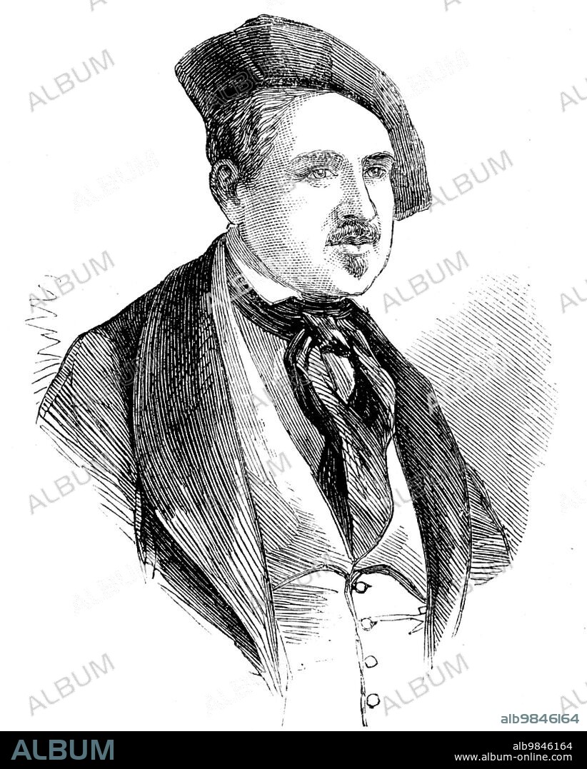 The Late Alexis Soyer, 1858. French chef. 'M. Soyer...was apprenticed to Douix, the celebrated chef de cuisine who "reigned" in the time of Charles X. Having served his time, on the invitation of his brother, cook to the late Duke of Cambridge, he came to England in the year 1831, and has since taken up his abode in this country, eventually arriving at a position as second to none in his difficult art. His endeavours to ameliorate the condition of the starving Irish during the time of the famine in that country were highly successful; but poor Soyer only got naked thanks; indeed, he was out of pocket by the transaction. His next public essay was his visit to the Crimea, where, as is well known, he effected an immense amount of good in improving the dietary of the army. M. Soyer, at the time of his death, was busily engaged in improving the dietary of military hospitals, Government emigrants, and the army. There can be no doubt that the seeds of his malady were sown in the Crimea, as ever since he has been ailing, and an overtaxed mind has thus prematurely brought to the grave a man whom the world could ill afford to lose'. From "Illustrated London News", 1858.