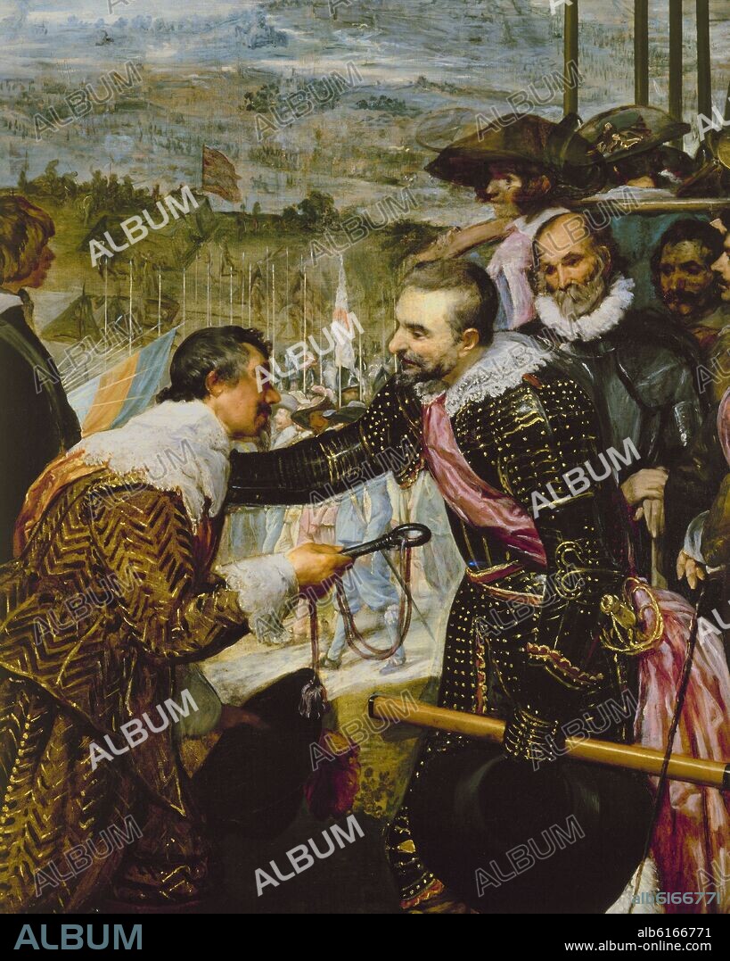 DIEGO VELAZQUEZ (1599-1660). LAS LANZAS O LA RENDICION DE BREDA - DETALLE - 1634 - O/L - NP 1172 - BARROCO ESPAÑOL - CONJUNTO 1293.
