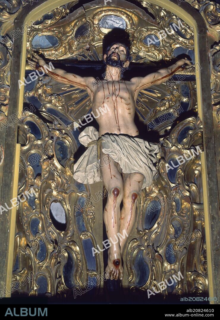 MARTIN DE ANDUJAR CANTOS (1602-1680). SANTISIMO CRISTO DE LAS BENDITAS ANIMAS - (1632).