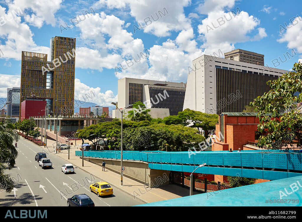Civic and Cultural Center, Freedom Square, Centro Administrativo, La Alpujarra, Medellin, Antioquia, Colombia, South America.