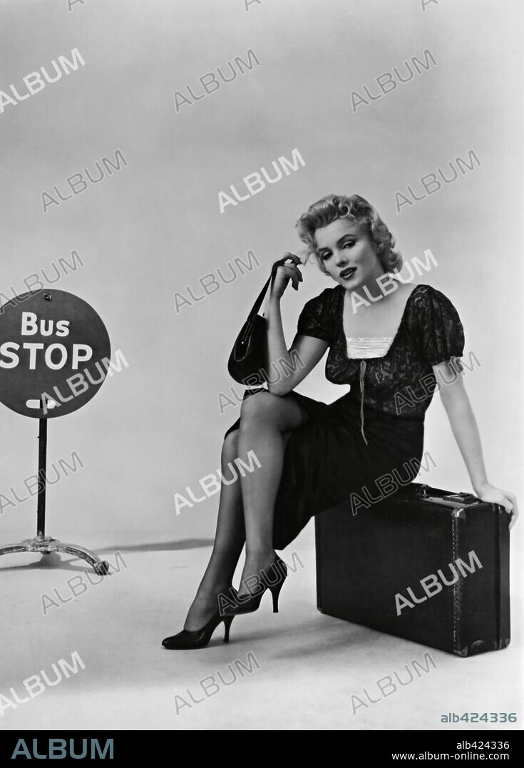NORMA JEAN BAKER. MARILYN MONROE in BUS STOP, 1956, directed by JOSHUA LOGAN. Copyright 20TH CENTURY FOX.