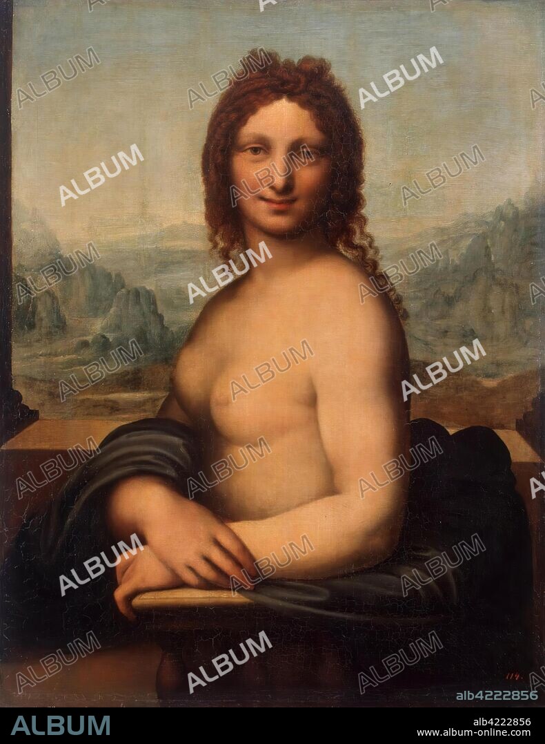 LEONARDO DA VINCI (SCHOOL OF). 'Nude Woman ("Donna Nuda")'. Italy. Dimensions: 86,5x66,5 cm.