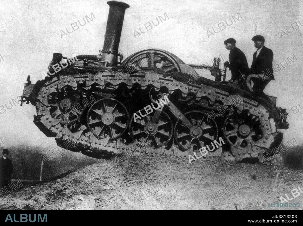 Caterpillar Track, British Tank Prototype, 1907