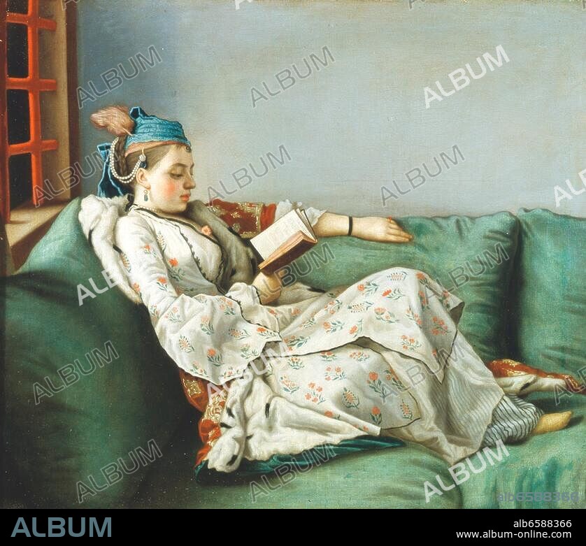 Adélaïde (Marie Adélaïde) de France, called Madame; 4th daughter of Louis XV of France and of Maria Leszczynska; Versailles 5.5.1732-Triest March 1800.-"Portrait of Marie Adélaïde of France".-Painting, 1753, by Jean-Etienne Liotard (1702-1789). Oil on canvas, 50 x 56cm. Inv.no.1055.
