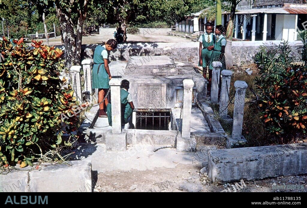 Chase Vault, Christ Church, Barbados, where coffins were found disturbed. - ©TopFoto / Fortean.