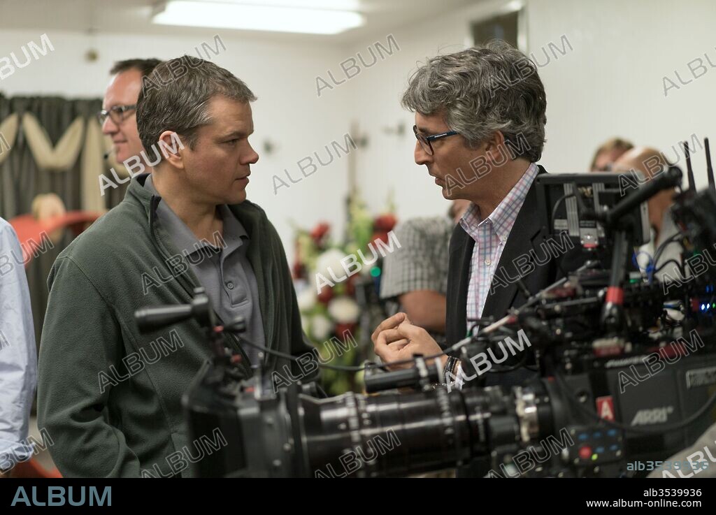 ALEXANDER PAYNE und MATT DAMON in DOWNSIZING, 2017, unter der Regie von ALEXANDER PAYNE. Copyright PARAMOUNT PICTURES.