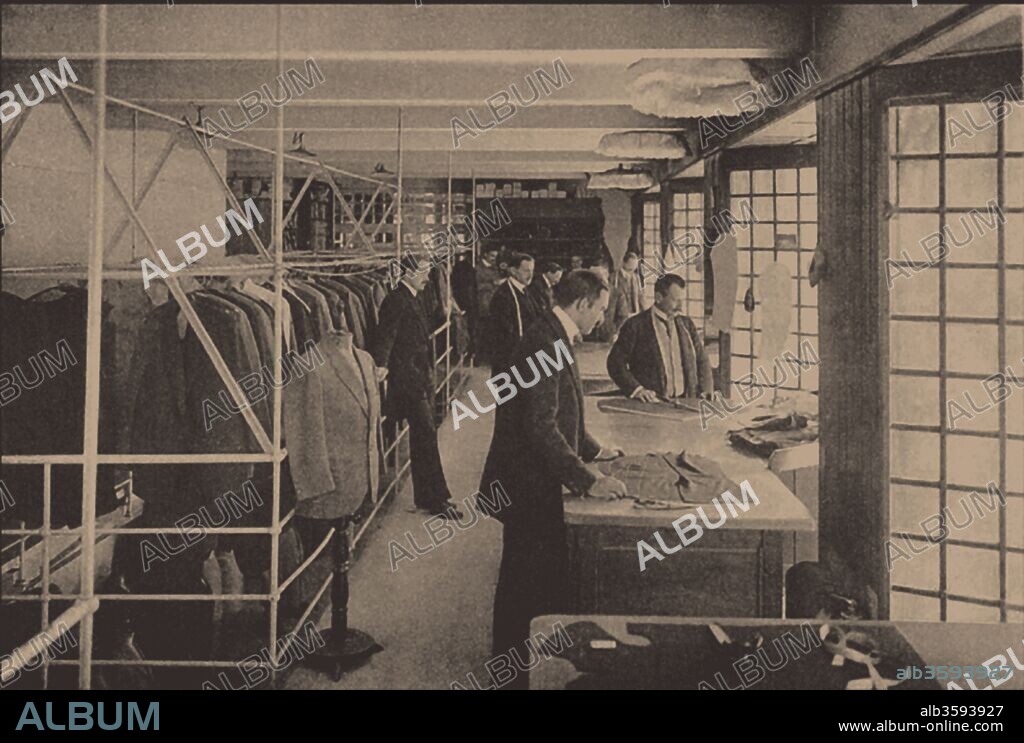 ANONYMOUS. Atelier of the Goldman & Salatsch House Store in Vienna.