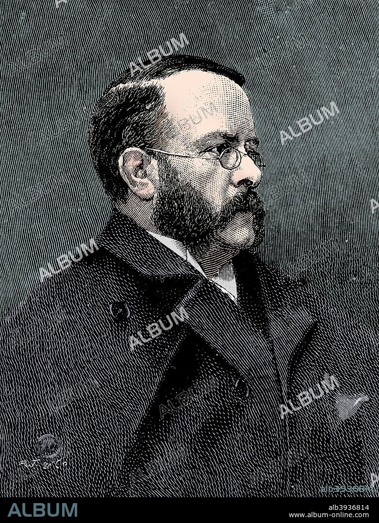 Thomas John Barnardo (1845-1905), Irish-born philanthropist and physician, 1893. In 1867 Barnardo founded the East End Mission for destitute children in London, which became known as Dr Barnardo's Homes. (Colorised black and white print).