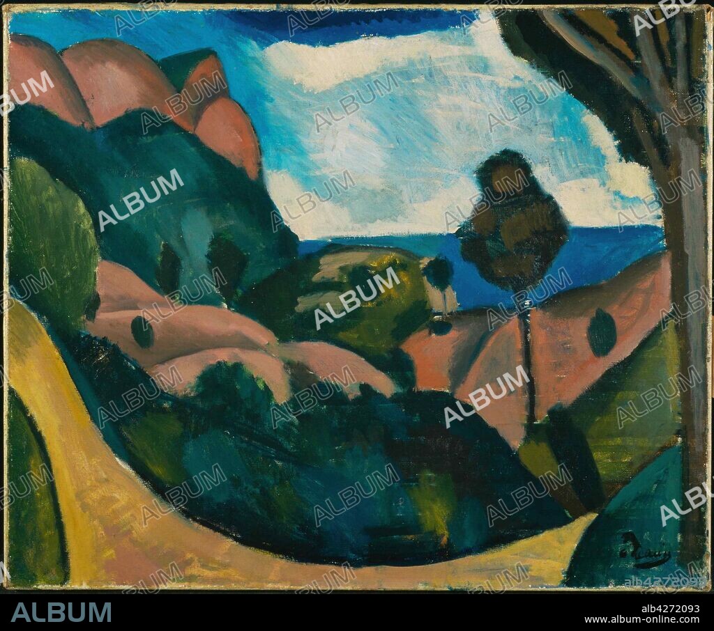 ANDRE DERAIN. Landscape near Cassis.