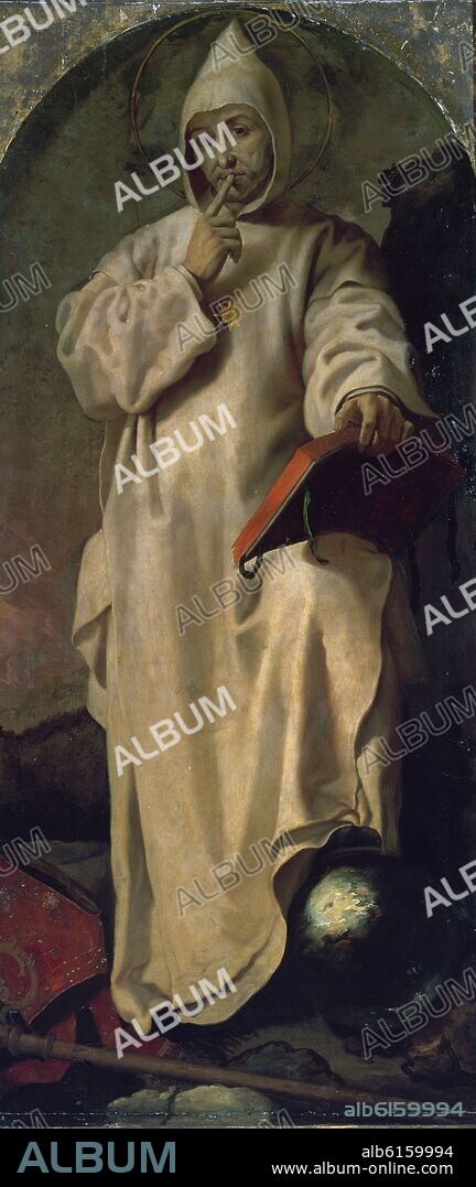 FRANCISCO RIBALTA. SAN BRUNO - 1626 - PINTURA BARROCA ESPAÑOLA.