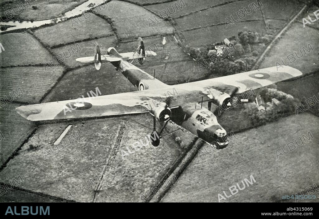 'The Bristol Bombay', 1941. British troop transport aircraft and bomber used by the RAF during the Second World War. From "The Royal Air Force in Pictures", 2nd edition, by World War I flying ace Major Oliver Stewart. [Country Life Ltd, London, 1941].
