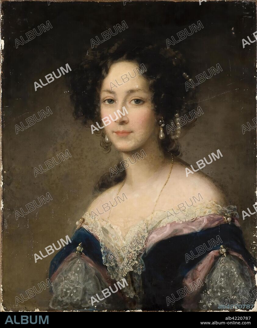 ROBERTSON, CHRISTINA (ATTRIBUTED). 'Portrait of Princess Zinaida Yusupova (1809/10-1893)(?)'. Britain - Russia, Early 1840s. Dimensions: 66x54,3 cm.