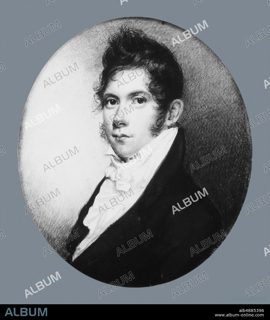 Henry Williams, Edward Coverly, American, Henry Williams (American, Boston, Massachusetts 17871830 Boston, Massachusetts), ca. 181015, American, Watercolor on ivory, Sight: 3 1/16 x 2 5/8 in. (7.8 x 6.7 cm), Paintings.