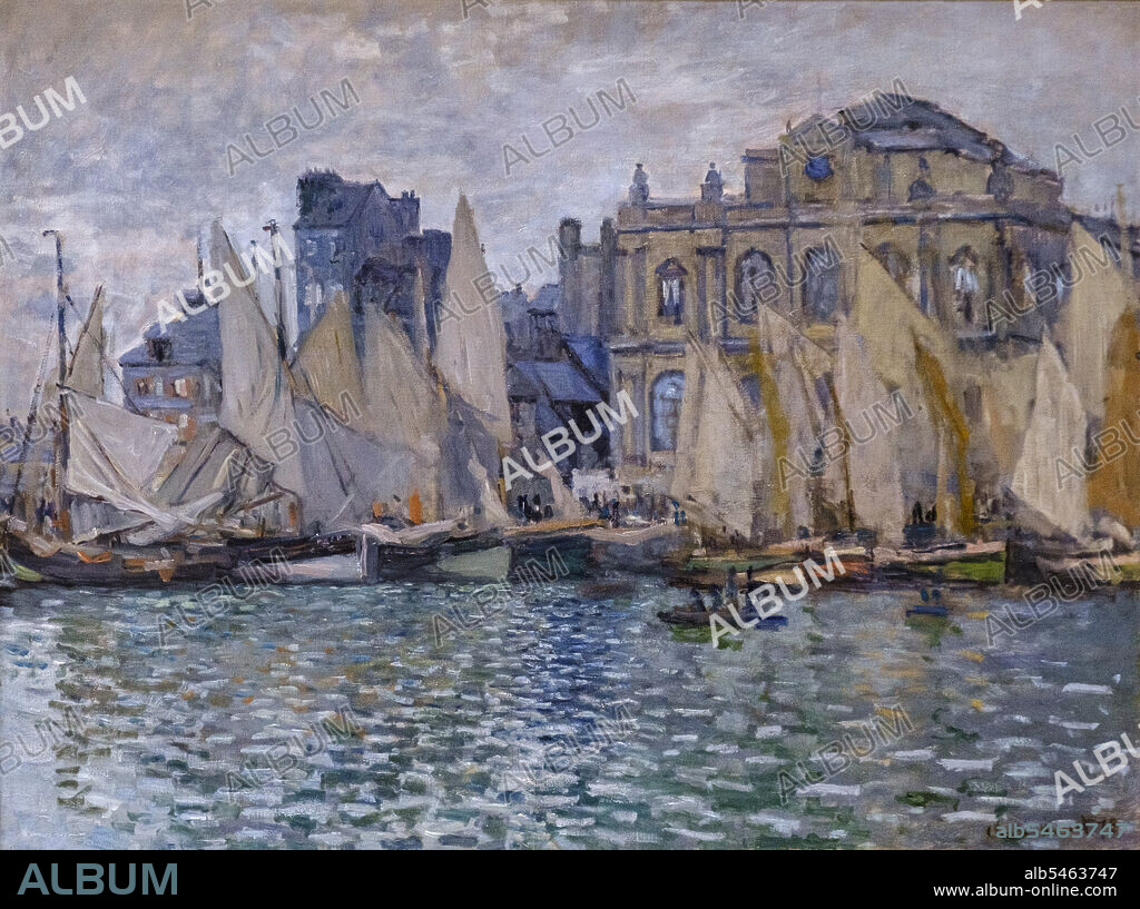 Claude Monet, The Museum at Le Havre, 1873, oil on canvas, National Gallery, London, England, Great Britain.
