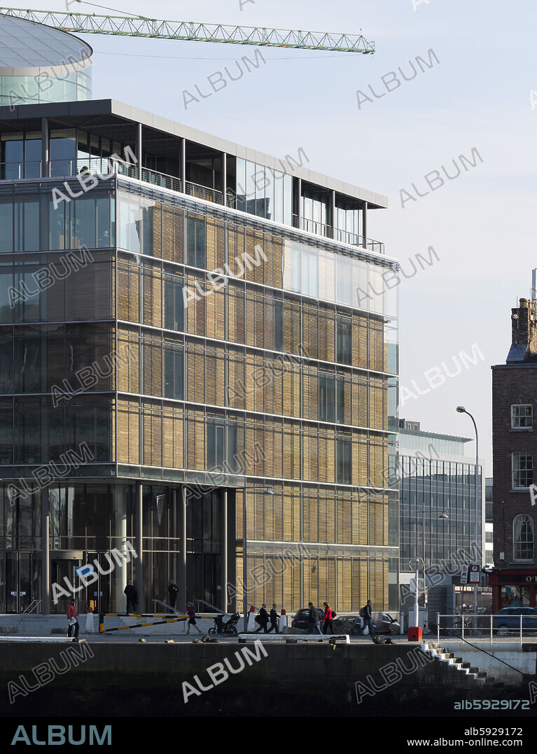 RIVERSIDE ONE OFFICES WEST ELEVATION.