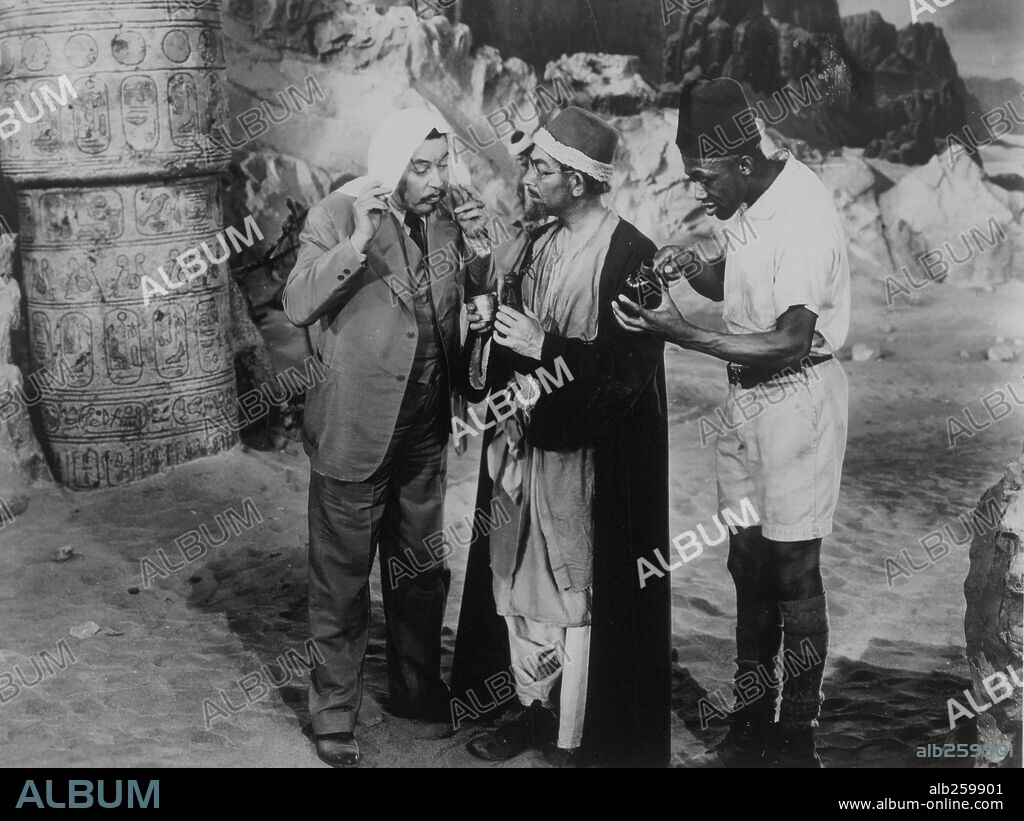 WARNER OLAND in CHARLIE CHAN IN EGYPT, 1935, directed by LOUIS KING. Copyright FOX FILMS.