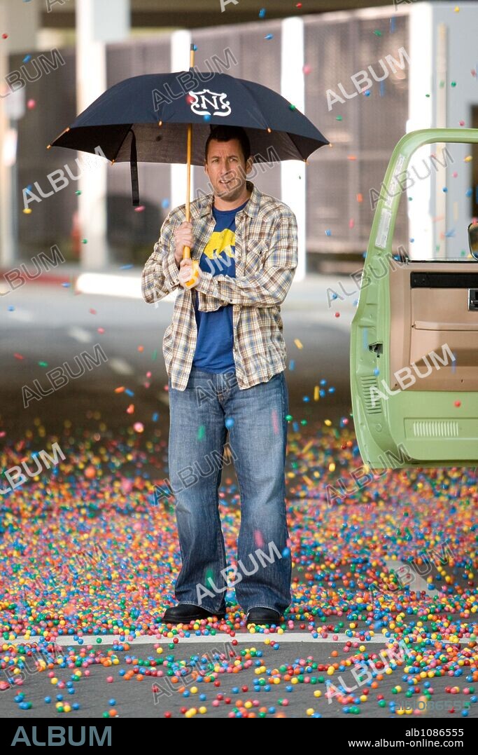 ADAM SANDLER en MÁS ALLÁ DE LOS SUEÑOS, 2008 (BEDTIME STORIES), dirigida por ADAM SHANKMAN. Copyright WALT DISNEY PICTURES / BENNETT, TRACY.