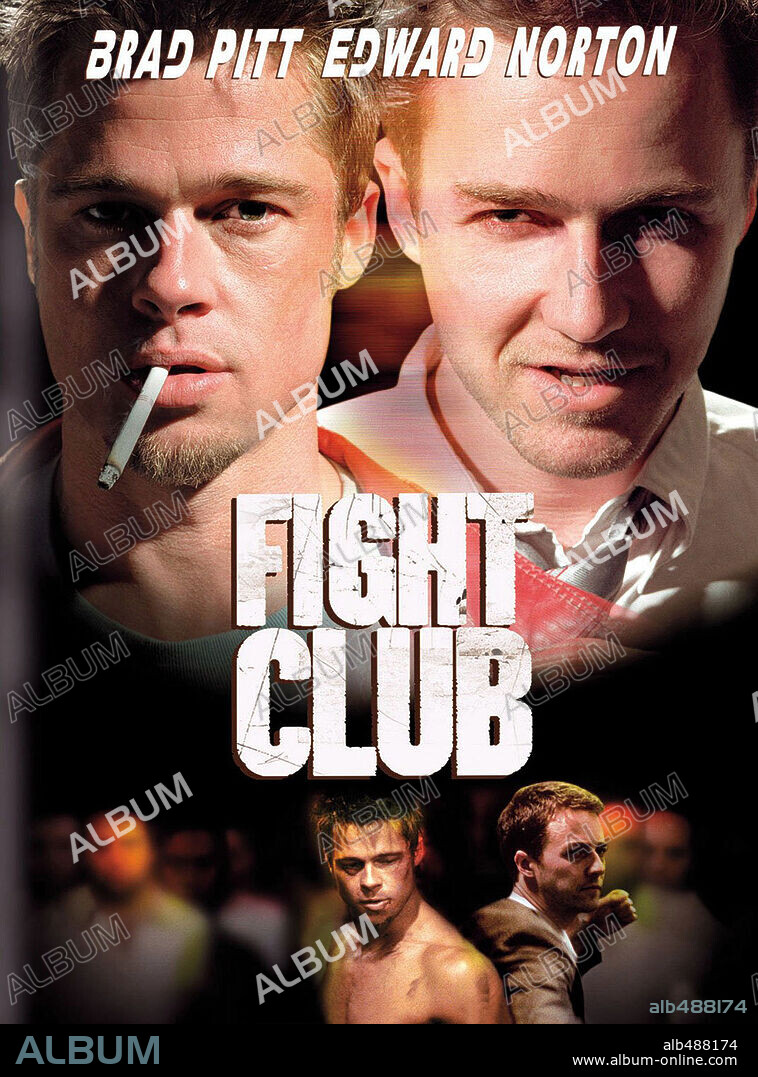 Poster de EL CLUB DE LA LUCHA, 1999 (FIGHT CLUB), dirigida por DAVID FINCHER. Copyright 20TH CENTURY FOX.