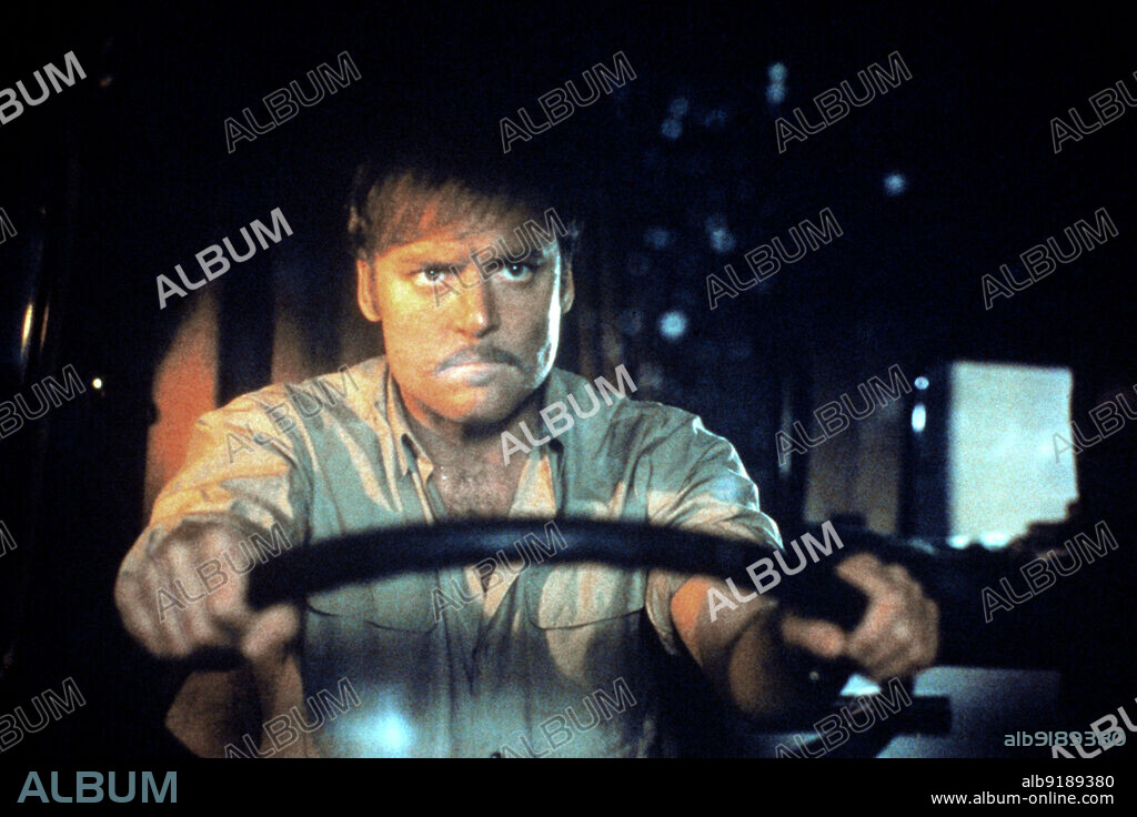 STACY KEACH in ROADGAMES, 1981, directed by RICHARD FRANKLIN. Copyright ESSANESS PICTURES.