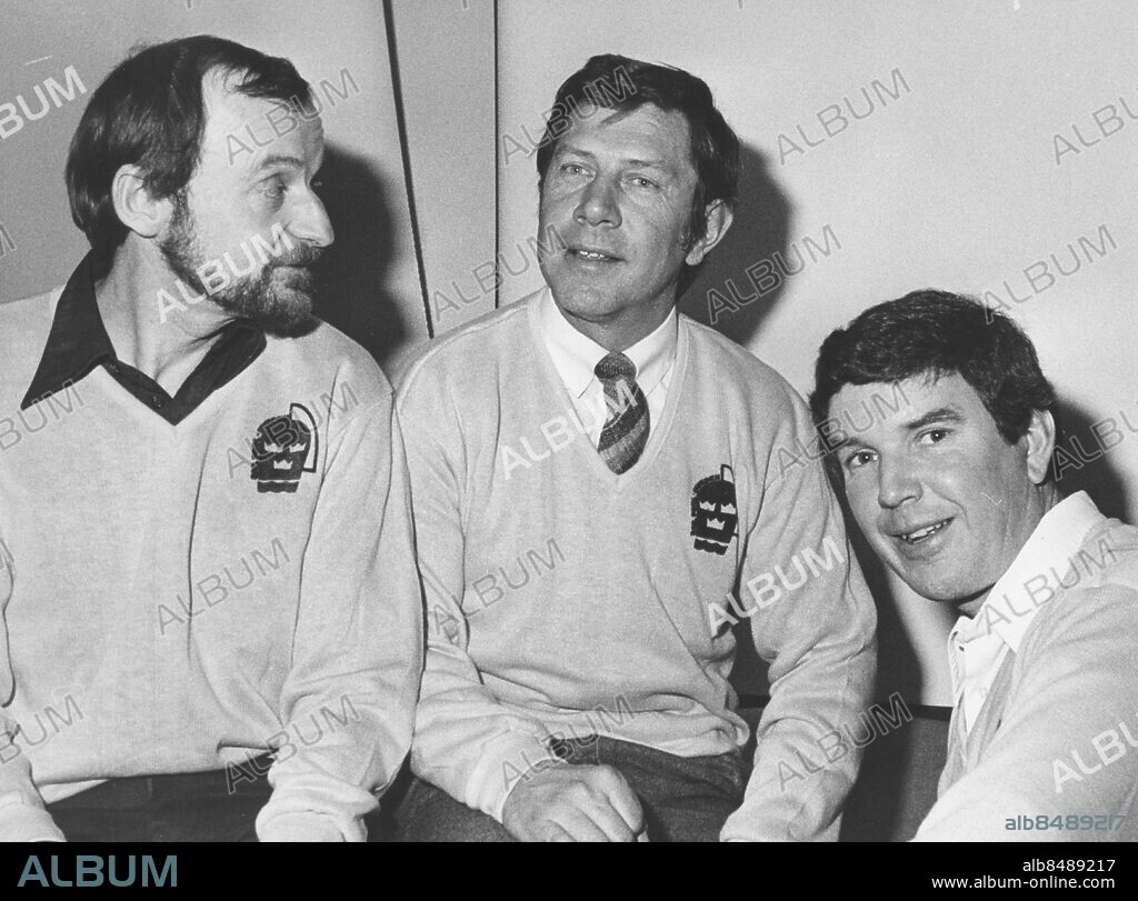 GÖTEBORG 1979-02-01.. John Albrektsson, seglaren Pelle Pettersson, Stellan Westerdahl. *** Local Caption *** GT Foto: Jacky Leissner / Kamerareportage / TT / Kod: 2524.