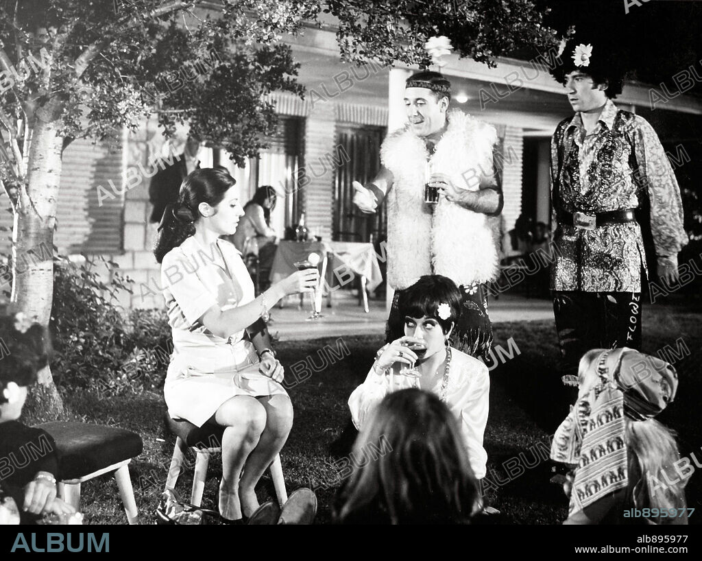 ALFREDO LANDA, CONCHA VELASCO and JOSE SACRISTAN in EL ALMA SE SERENA, 1970, directed by JOSE LUIS SAENZ DE HEREDIA.