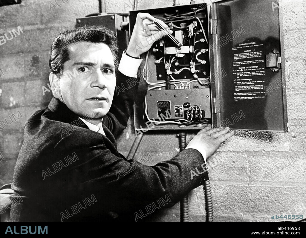 RICHARD CONTE in OCEAN'S ELEVEN, 1960, directed by LEWIS MILESTONE. Copyright WARNER BROTHERS.