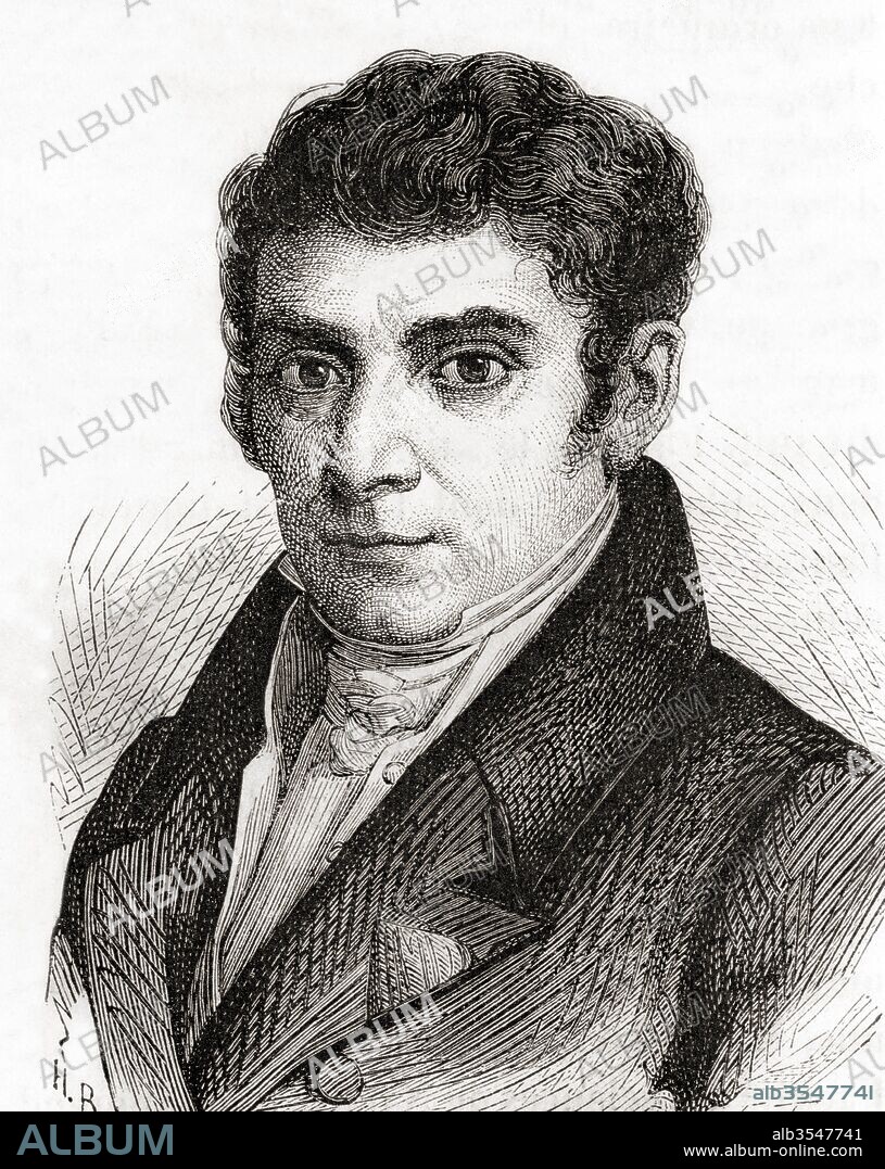 Henri Braconnot, 1780 -1855. French chemist and pharmacist. From Les Merveilles de la Science, published c. 1870.