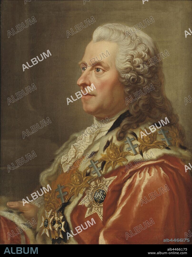 Jakob Björck, (1727-1793), Carl Gustaf Tessin, 1695-1770, count, oil on canvas, Height: 65 cm (25.5), Width: 51 cm (20).