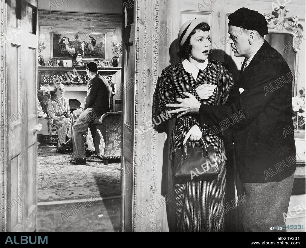 JANE WYMAN in STAGE FRIGHT, 1950, directed by ALFRED HITCHCOCK. Copyright WARNER BROTHERS.