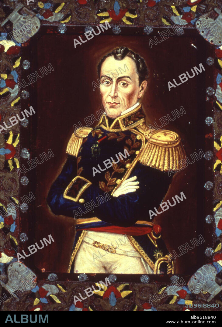 Simon Bolivar 'El Libertador' (1783-1830), soldier and hero