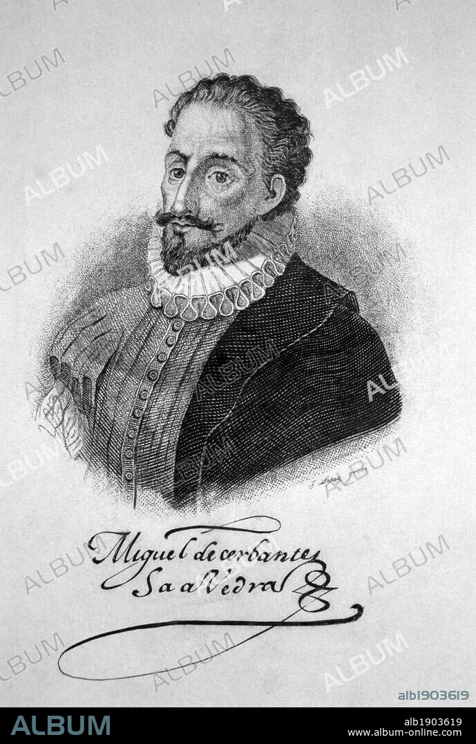 Miguel de Cervantes Saavedra (1547-1616), escritor y dramaturgo español.