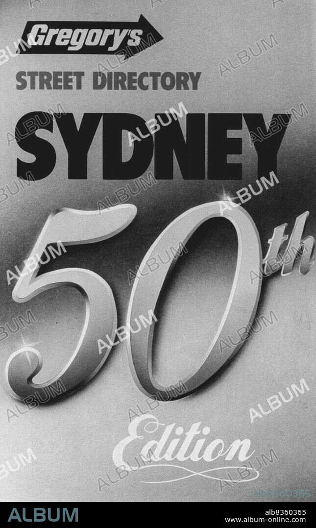 Gregory's Sydney Street Directory -- The Sydney car driv­er's most indispens­able accessory turns 50 next week.Gregory's Street Directory is going gold, and to celebrate their 50th edition the company is producing a special limited leatherbound edition along with the normal hardback and softcovers.And how the city has changed since Cecil Albert Gregory wandered the back streets of Sydney in the 1930s i making maps in his spare time.A skilled cartographer who also dabbled in hypnotism, Gregory drove over every one of some 15,000 streets in the city preparing for the first edition, which sold around 5,000 copies in 1934. December 05, 1930.
