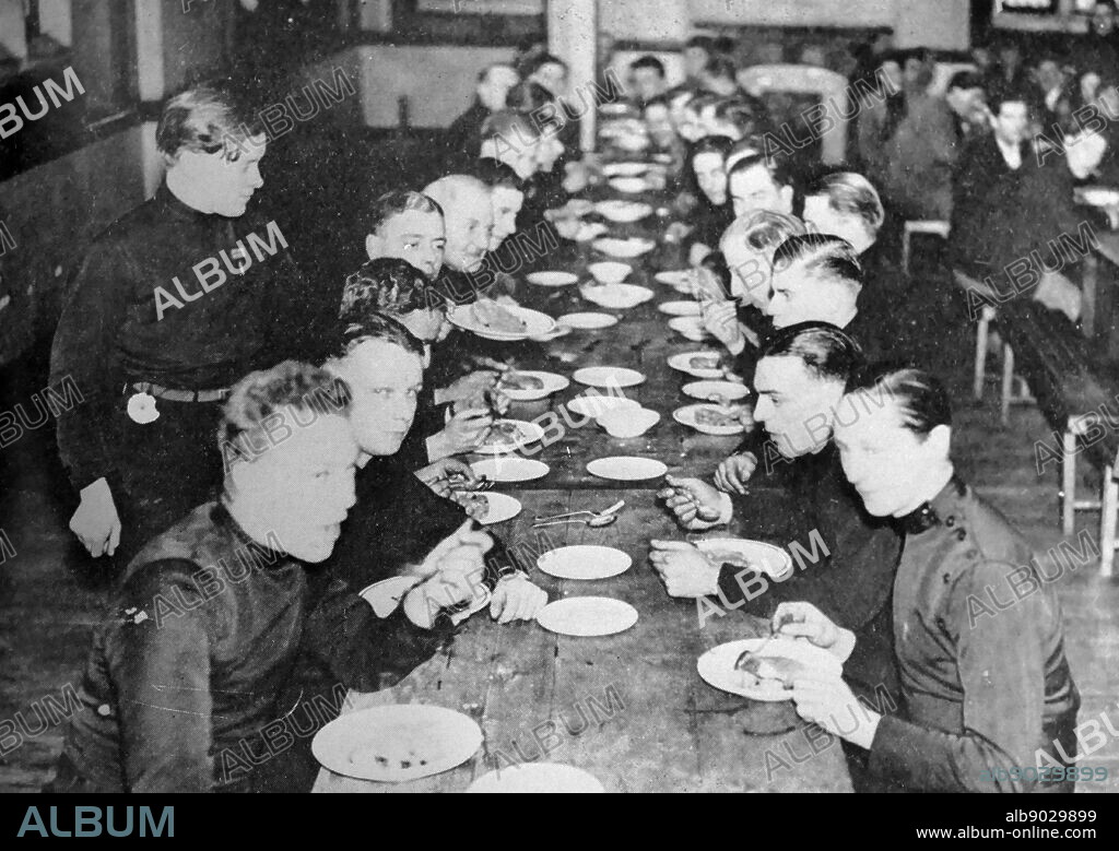 Meeting of Blackshirt, uniformed members of the BUF, London 1936. The British Union of Fascists, or BUF, was a Fascist political party in the United Kingdom formed in 1932 by Oswald Mosley. It changed its name to the 'British Union of Fascists and National Socialists' in 1936 and, in 1937, to 'British Union.' It was finally disbanded in 1940 after it was proscribed by the British government, following the start of the Second World War.
