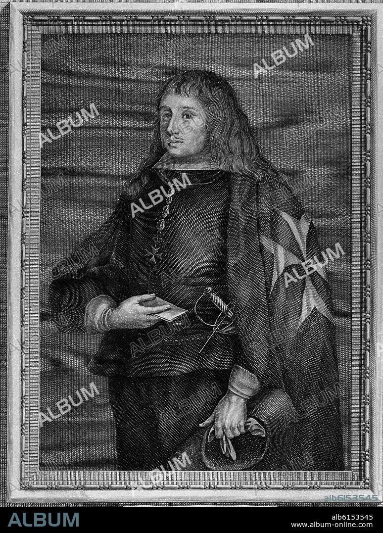 FRANCISCO DE PAULA MARTÍ MORA. GRABADO DE D JUAN JOSE DE AUSTRIA (1629-1679) - 1791.